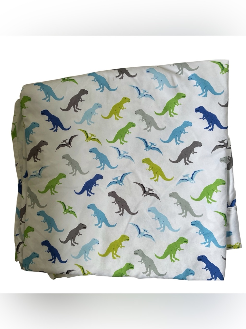 TWIN SIZE FLAT SHEET DINOSAUR PRINT